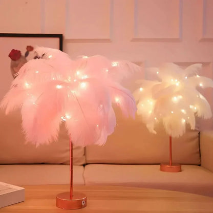 Skorter | LumaPalm Feather Palm Tree Lamp