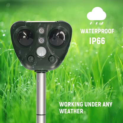 Skorter | Ultrasonic Bird Repeller, Solar Powered