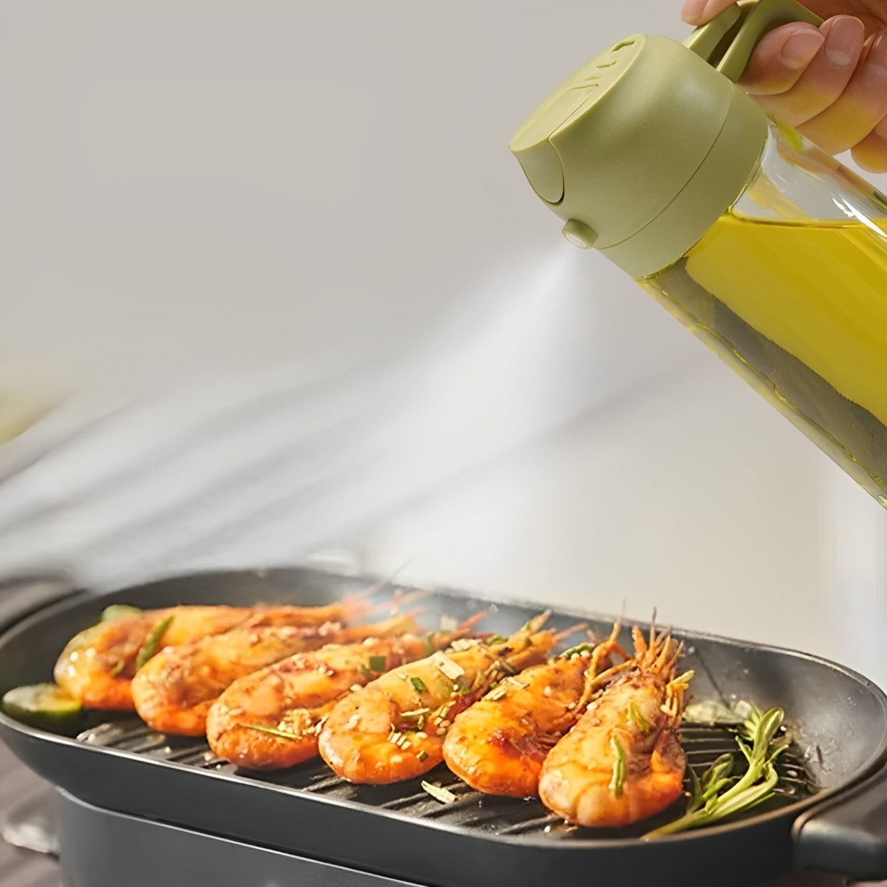 Skorter | 2-in-1 Olive Oil Dispenser & Sprayer – Perfect for Cooking, Salads, and BBQ