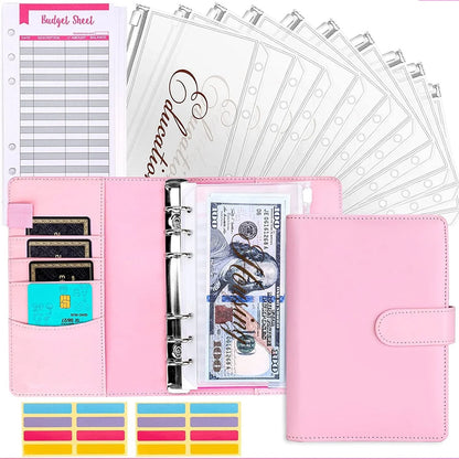 Skorter | Budget binder with cash envelope system and credit card slots