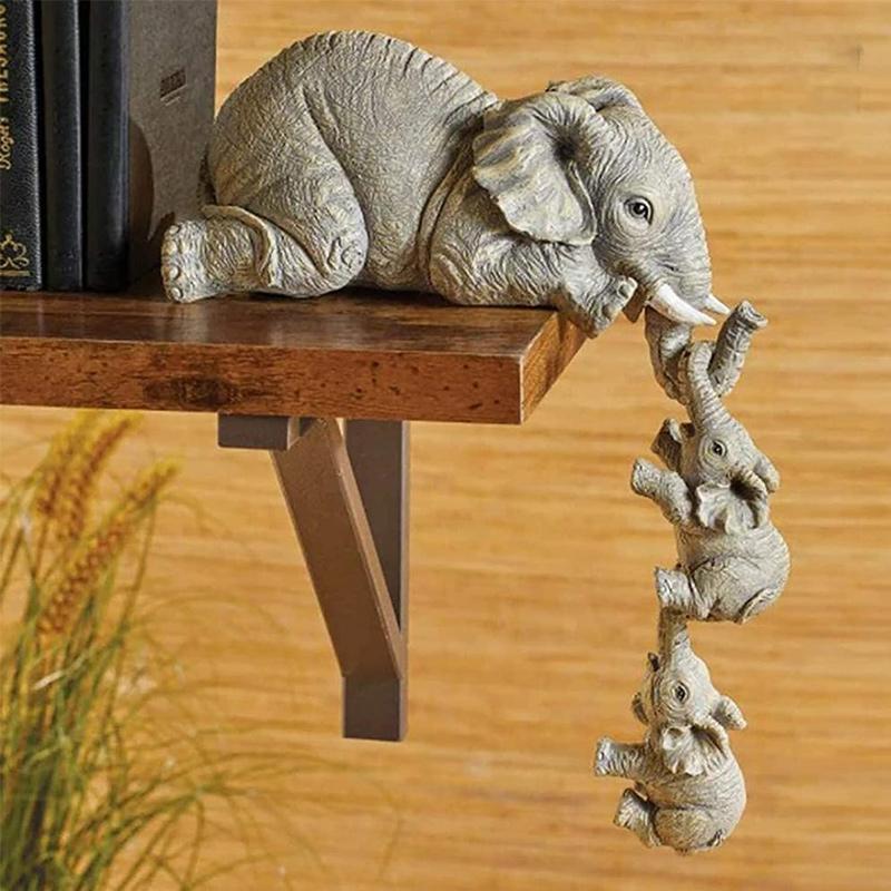 Skorter | Elephant sitter hand-painted figures