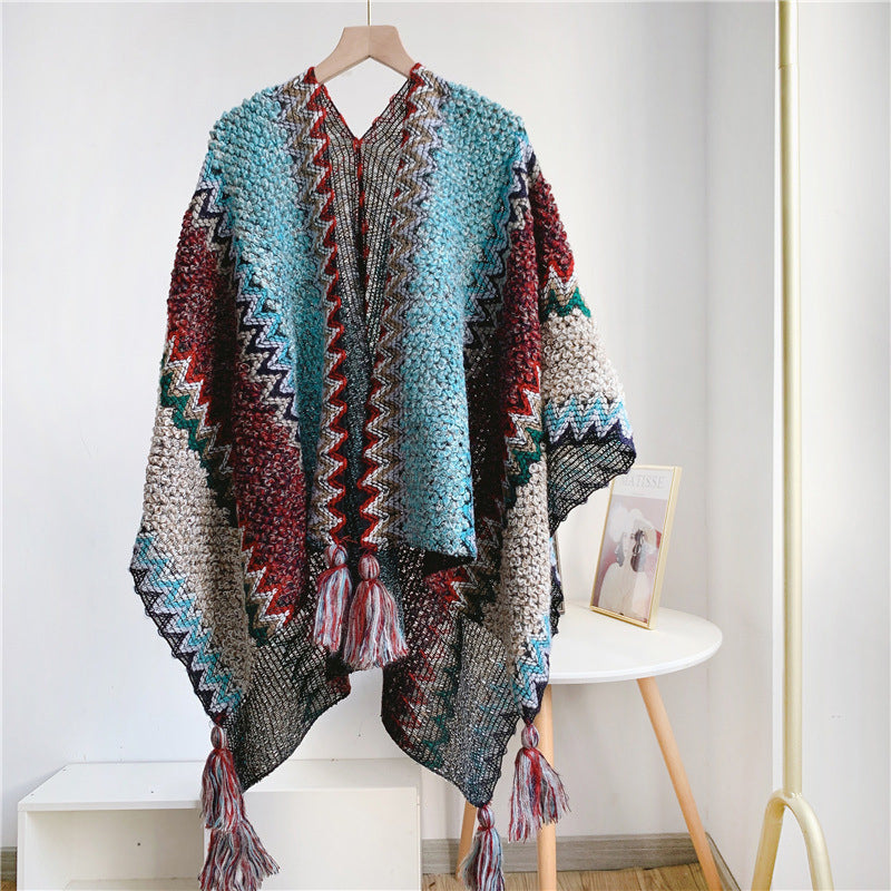 Skorter | Ethnic Style Knitted Scarf