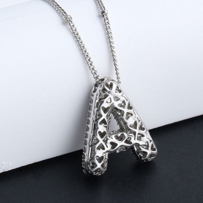 Skorter | Alphabet-Diamond-Pendant-Necklace