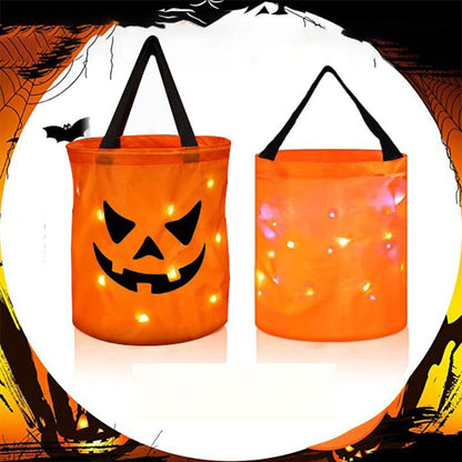 Skorter | Personalized glowing pumpkin bag