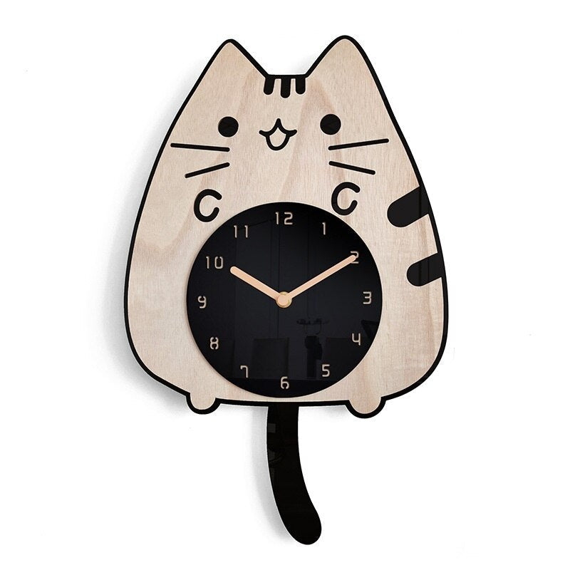 Skorter | PurrTime - Swinging Cat Wall Clock