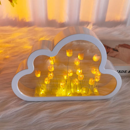 Skorter | Cloud Tulip Mirror Night Light