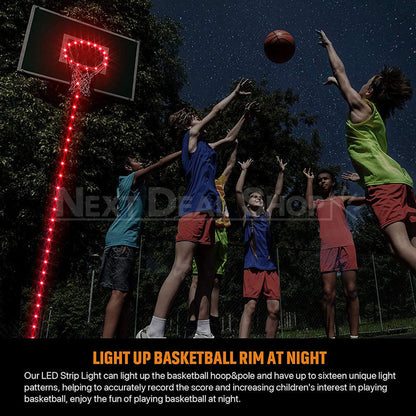 Skorter | 4.92ft LED Basketball Hoop Light with Remote Control