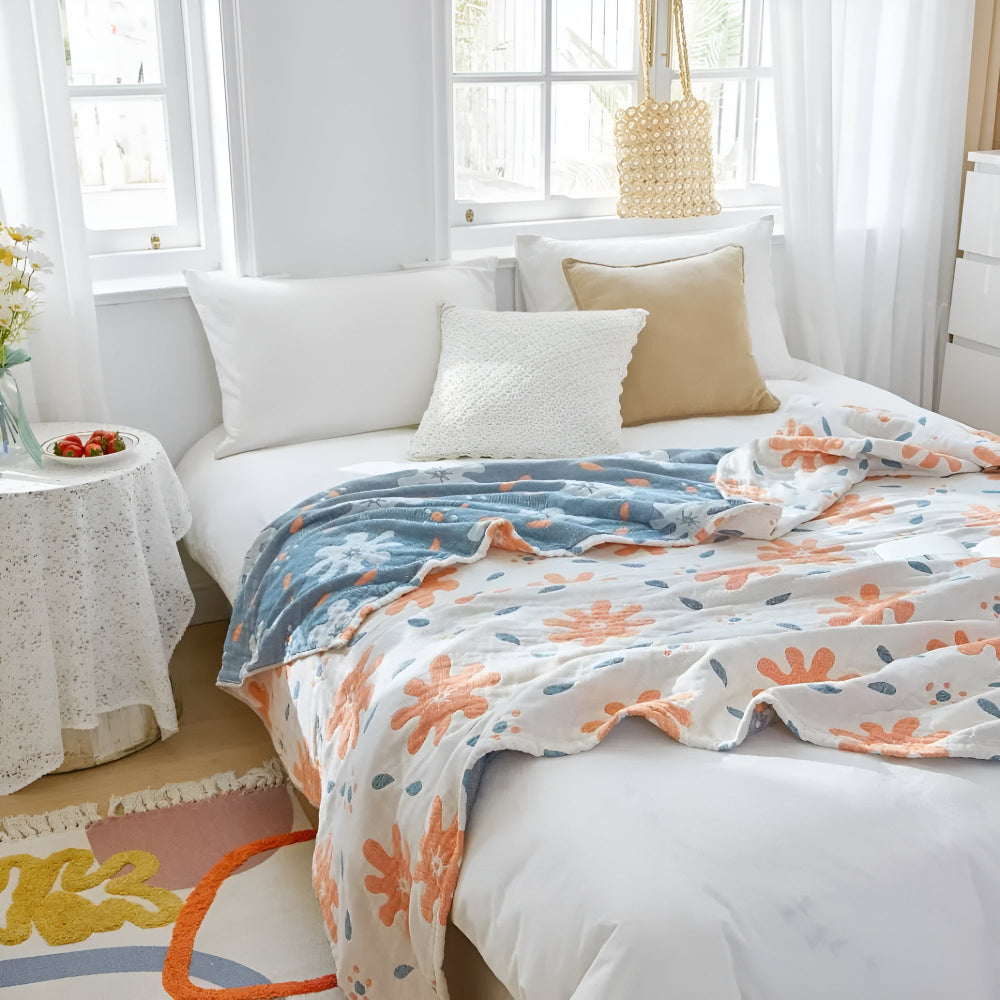 Skorter | Abstract Sunny Reversible Blanket