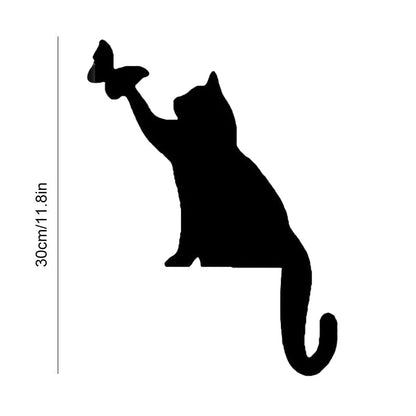 Skorter | Black Cat Door Corner Sign Decoration