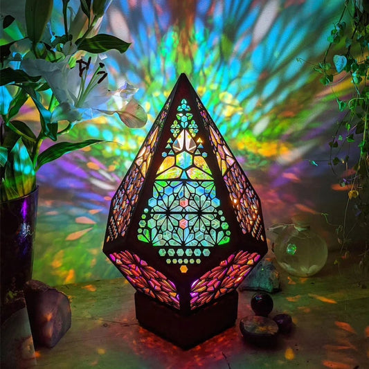 skorter | Bohemian Polar Star Floor Lamp, LED Colorful Star Projector