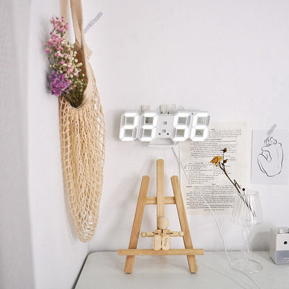 Skorter | LED-Digital Wall Clock - Temperature and Alarm