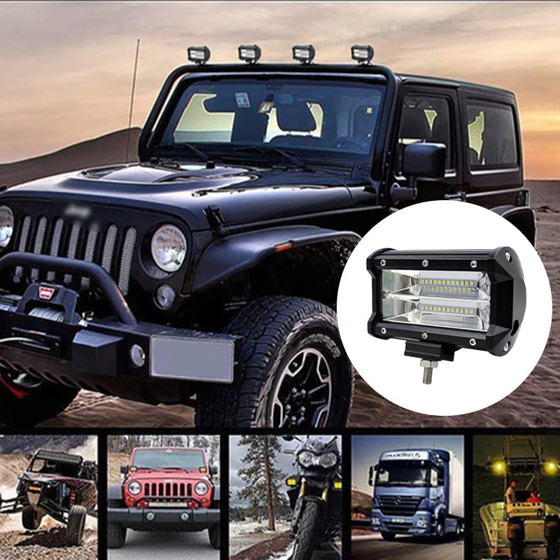 Skorter | 5 Inch Amber White Light Strobe Work Light Pods