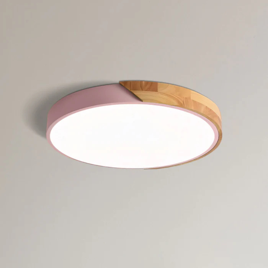 Skorter | Delos – Scandinavian Wooden LED Ceiling Light | Modern Energy-Efficient Interior Lighting