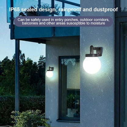 Skorter | Solar Wall Sphere Light (2 pieces)