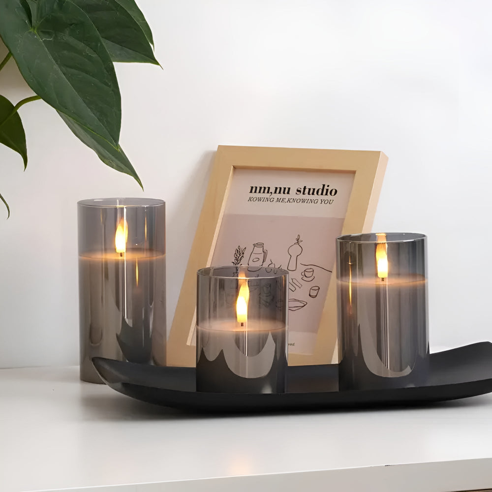 Skorter | Ethereal 3D Flameless Candle | 3pcs Set