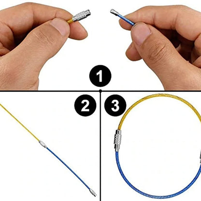 Skorter | Creative Colors Steel Wire Lock, 20 pieces