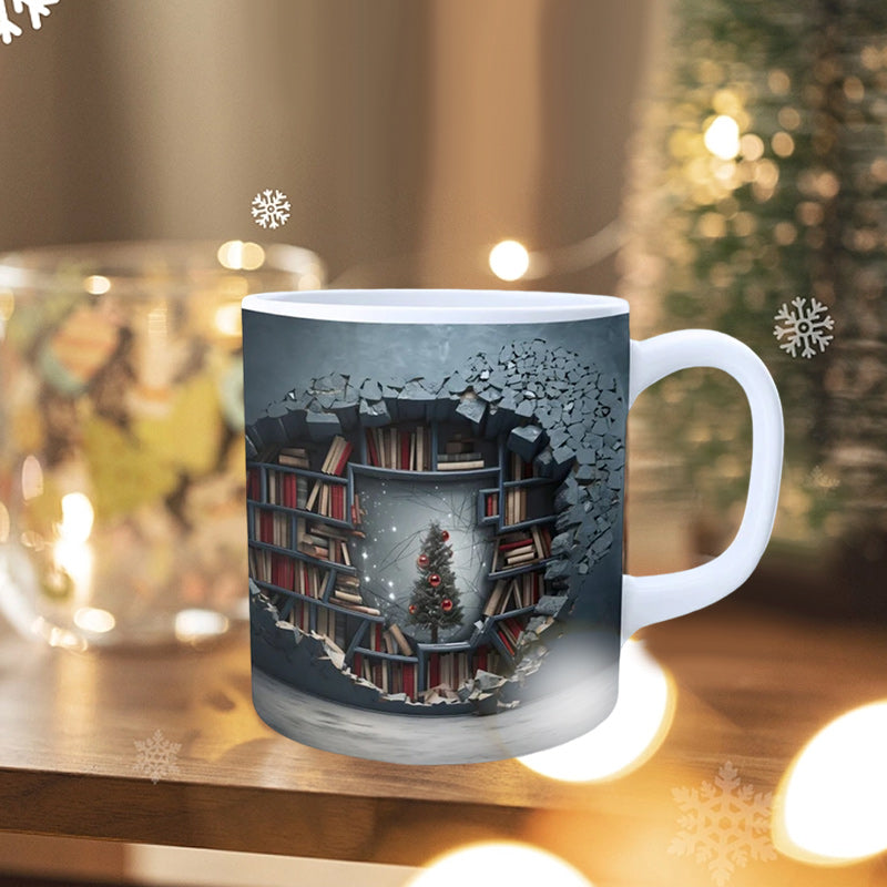 skorter | 3d book shelf coffee mug
