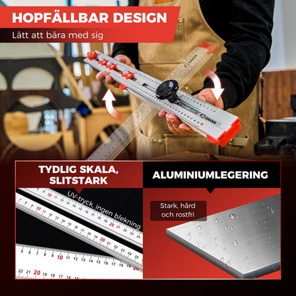 Skorter | 4 I 1 Ruler for Positioning When Drilling