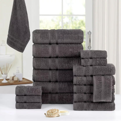 Skorter | 18-Bit: Bibb Home Zero Twist Egyptian Cotton Towel Set