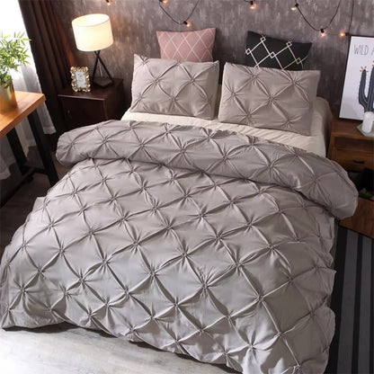 Skorter | Airweave Pintuck | 3pcs Duvet Cover Set
