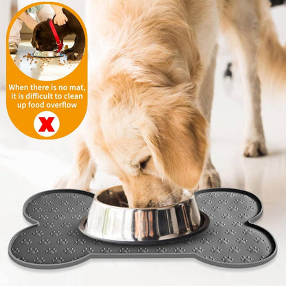 Skorter | Bone-Shaped Silicone Pet Feeding Mat