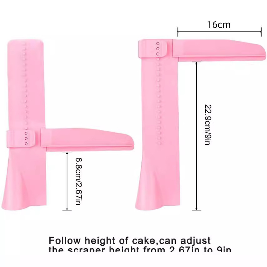 Skorter | Cake smoothing tool for even spreading and decorating of cakes