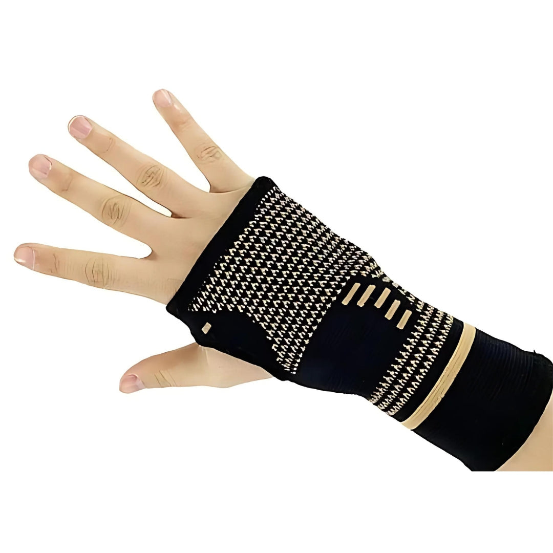 Skorter | FlexSupport Wrist Brace with Heat Pad for Back Pain – Breathable Support for Injuries, Chronic Pain & Post-Surgery Recovery