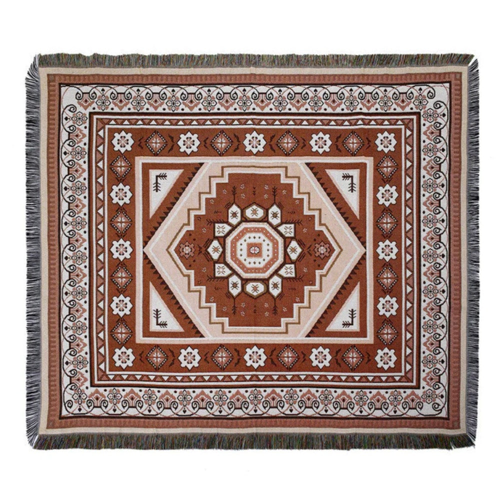 Skorter | Bohemian Desert Mirage Throw Blanket