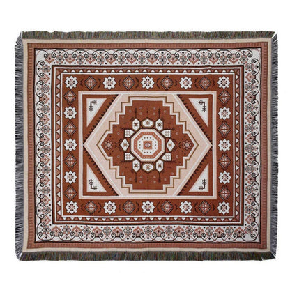 Skorter | Bohemian Desert Mirage Throw Blanket