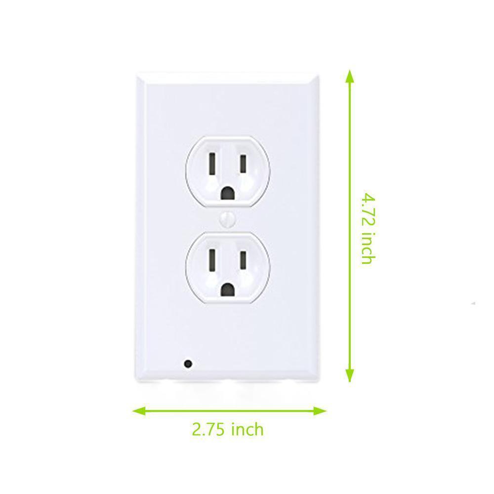 Skorter | Outlet wall plate with LED night lights