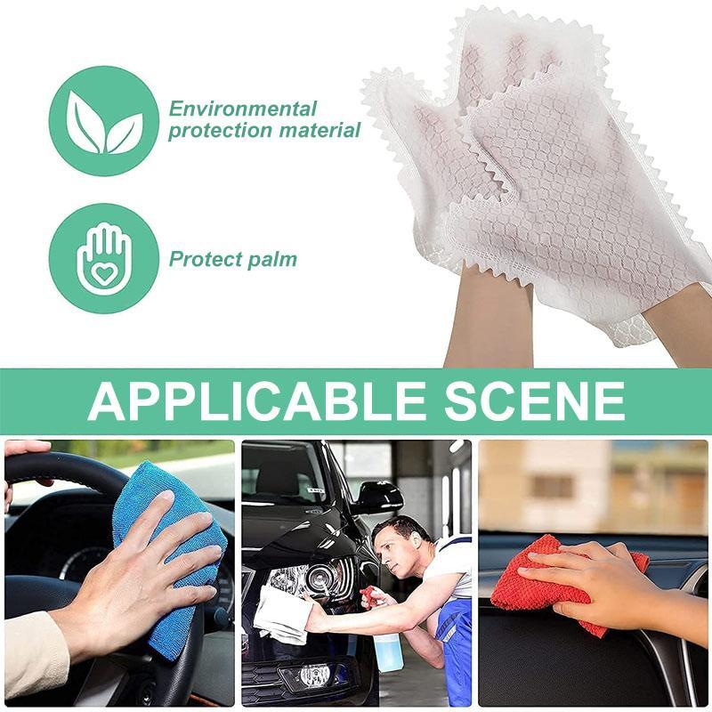 skorter | Fish Scale Cleaning Duster Gloves