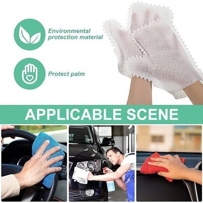 skorter | Fish Scale Cleaning Duster Gloves