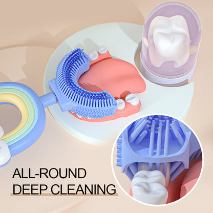 Skorter | Children's Rainbow U-shaped Toothbrush