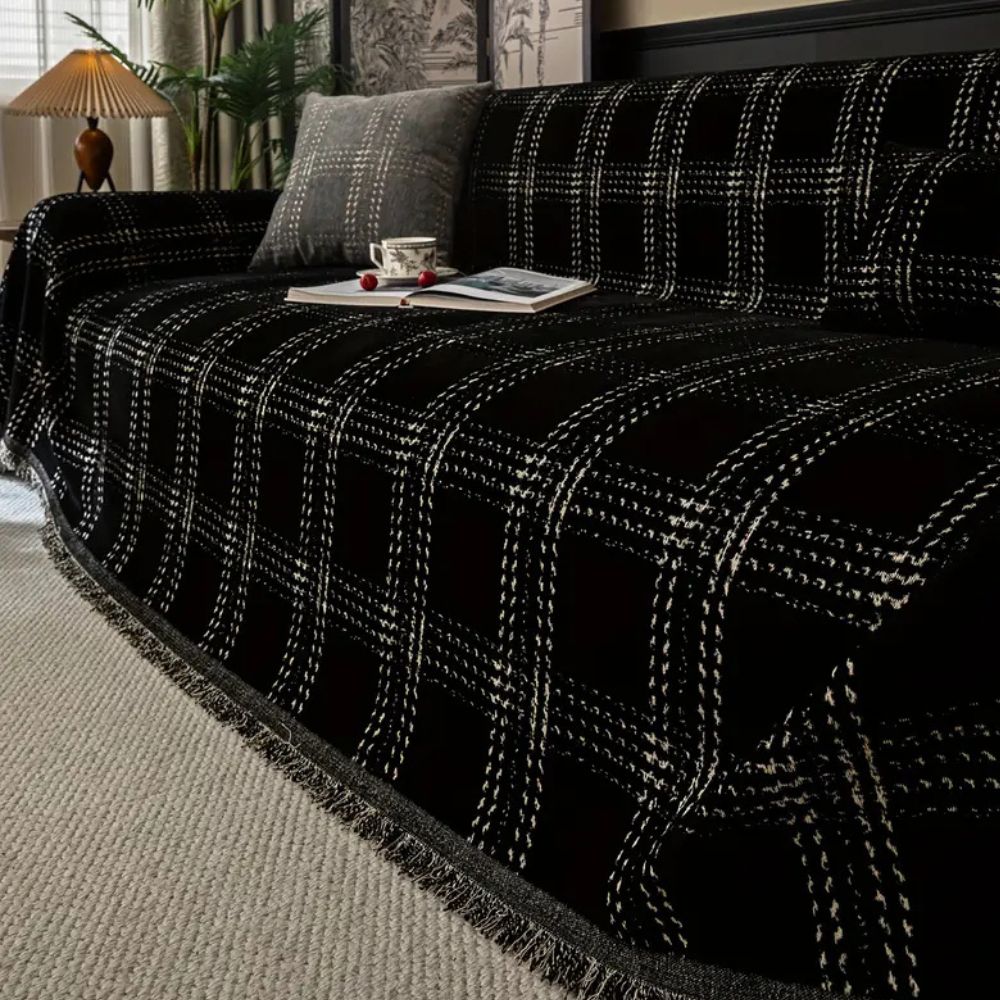 Skorter | Chesterfield Plaid Sofa Cover
