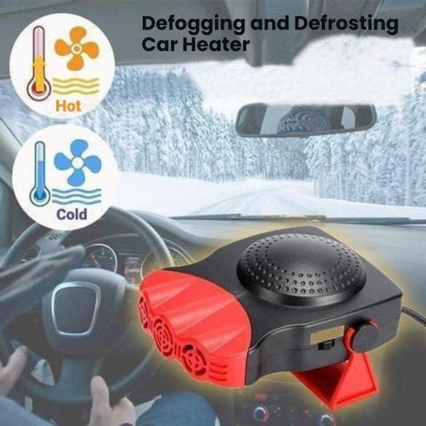 Skorter | Car Heater – 12V Plug-In Defogging & Defrosting for Quick Winter Warmth