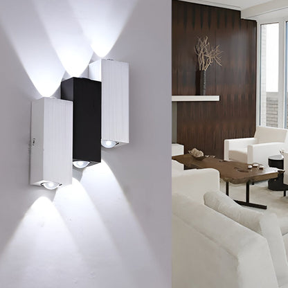 Skorter | BrilliantLight - Rectangular LED Up and Down Wall Lamps Modern Style
