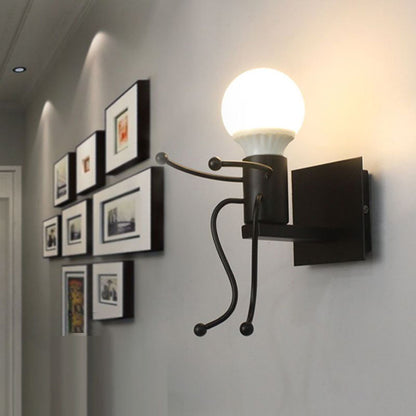 Skorter | Modern LED Wall Lamp White/Black for Bathroom and Living Room