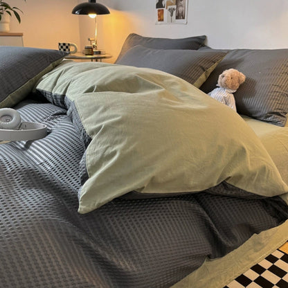 Skorter | Beaumont Ultra-Soft Waffle Duvet Set | 3pcs Set