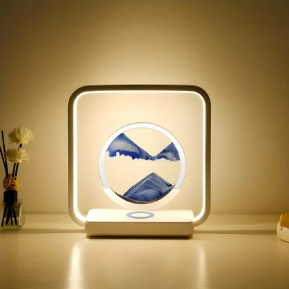 Skorter | SandAura | 3D LED Night Lamp with Flowing Sand Art