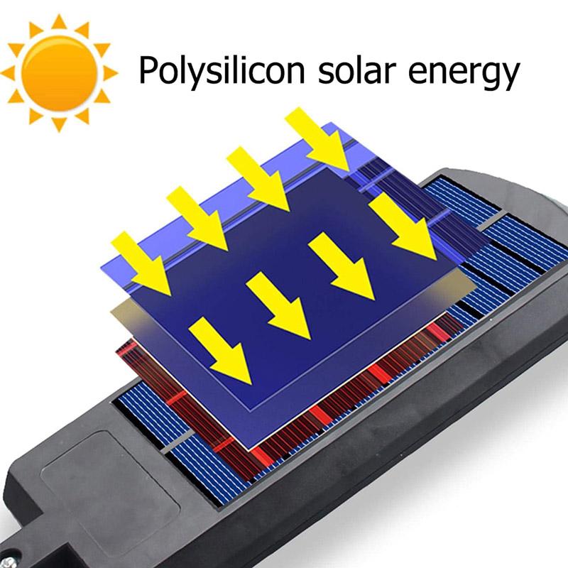 Skorter | 200W Outdoor Solar LED Lamp with Remote Control, Motion and Twilight Sensor