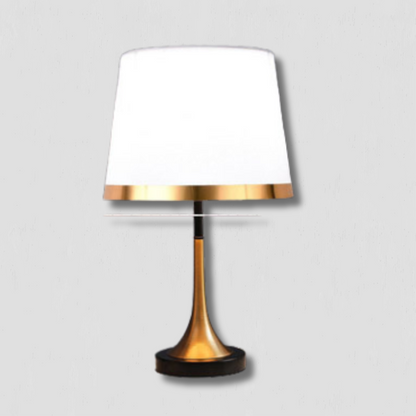Skorter | GiltGlow – Elegant Gold and Black Retro Table Lamp