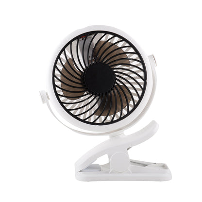 Skorter | Portable Clamp Fan with 360° Rotation – USB & Rechargeable Battery