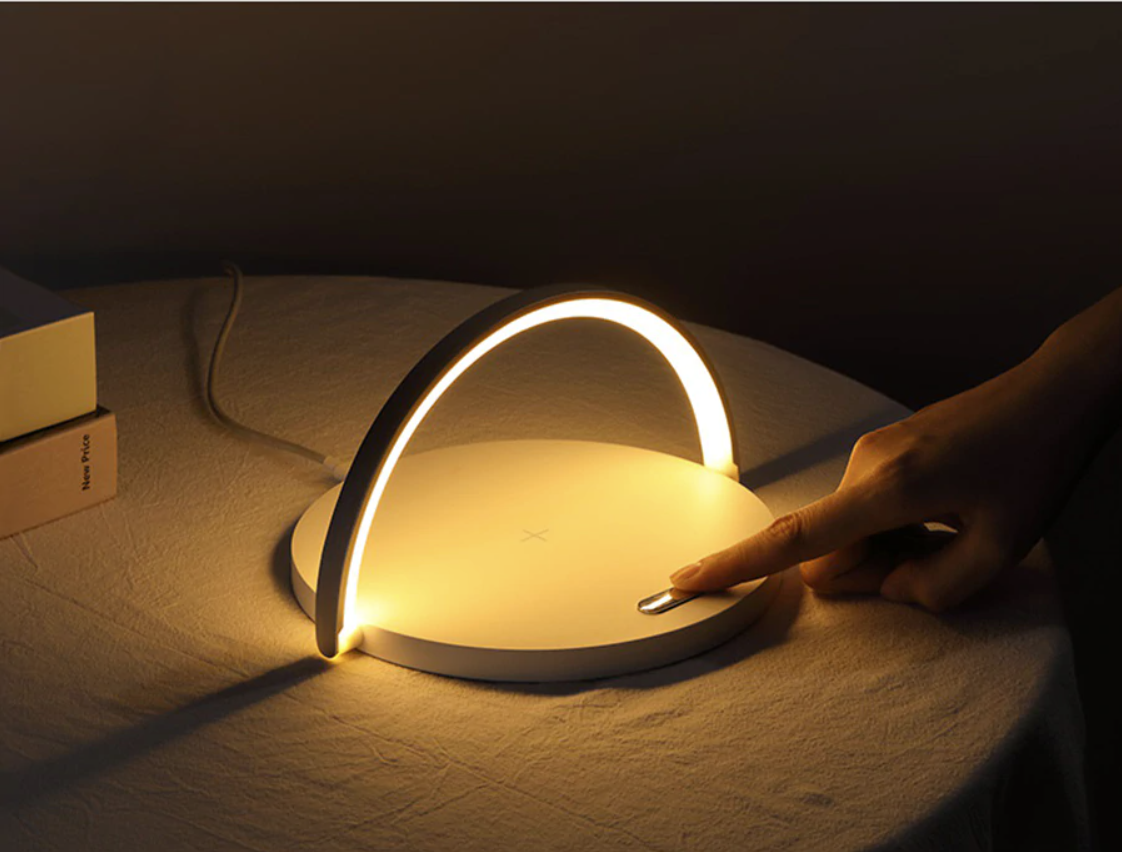 Skorter | Bowlight Design 3-in-1 Night Light – Wireless Charger & Lamp