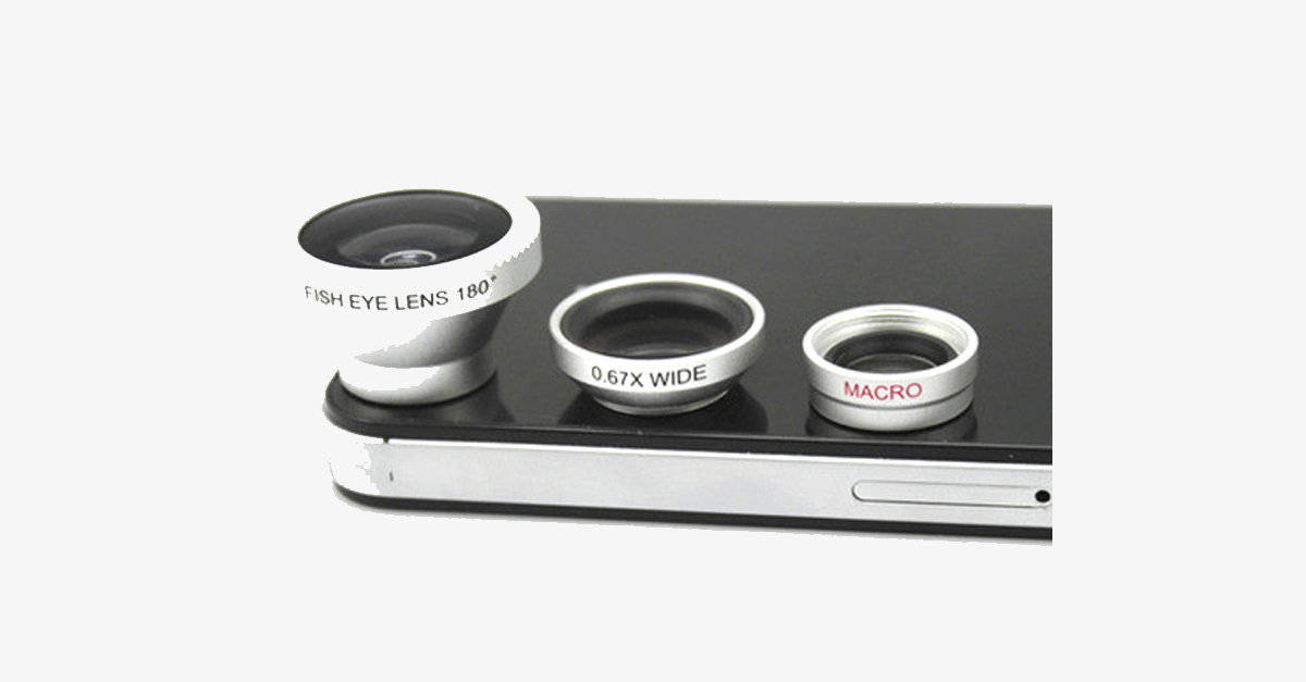 Skorter | 3-piece camera lens attachment set for smartphones – Take better pictures!