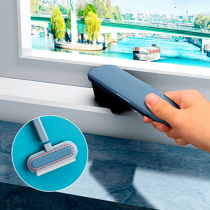 skorter | Double-sided window cleaning brush glass wiper, multifunctional pet hair lint remover