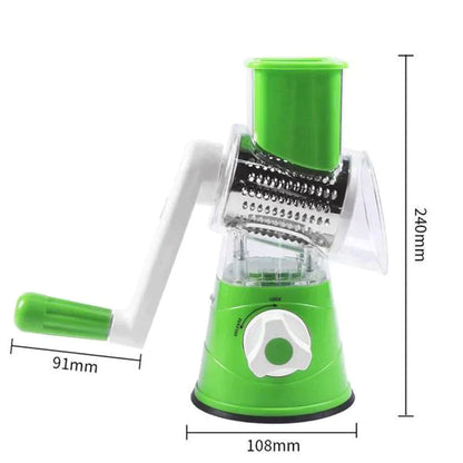 skorter | 3 In 1 Rotating Cheese Grater Vegetable Cutter
