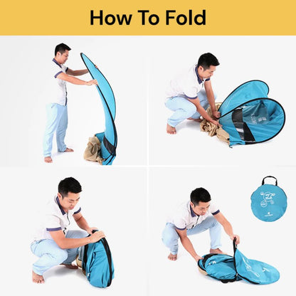 Skorter | 4-Person Beach Pop-Up Tent for Family Camping, Outdoor Events & Quick Setup