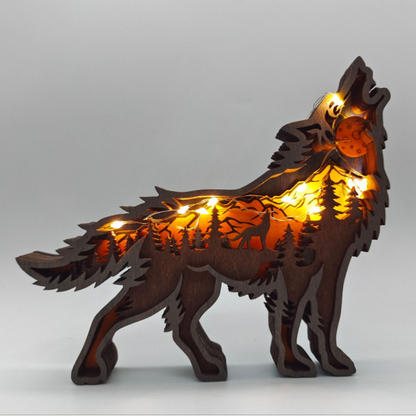 skorter | 3d Creative Wood Animal Carving Craft Gift
