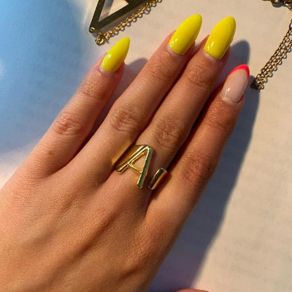 Skorter | Initial A-Z Letter Ring