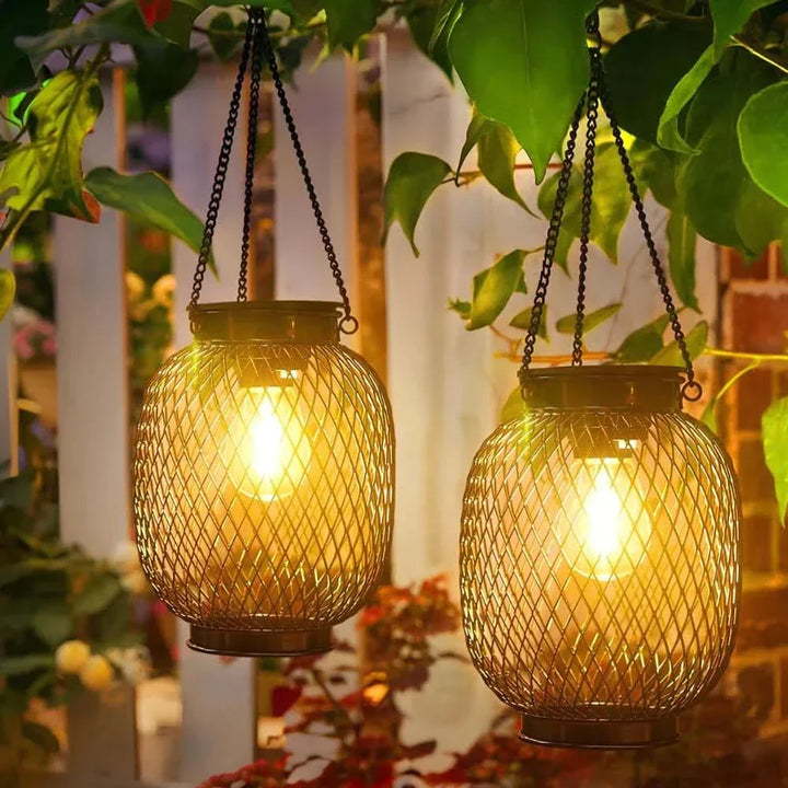 Skorter | Sunny Garden Solar Lantern – Waterproof LED Outdoor Light with Auto Sensor